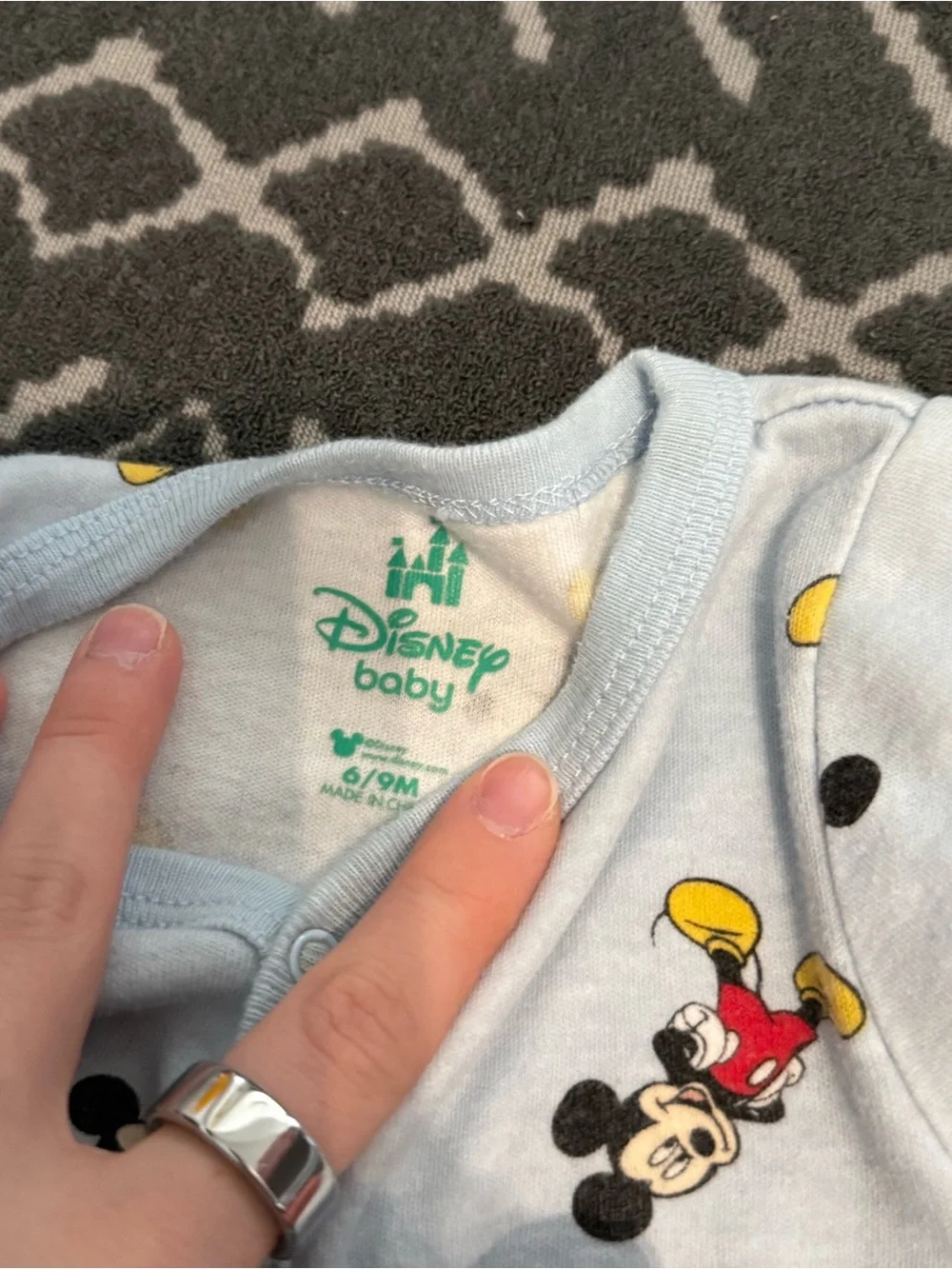 Baby boy Mickey Mouse sleeper